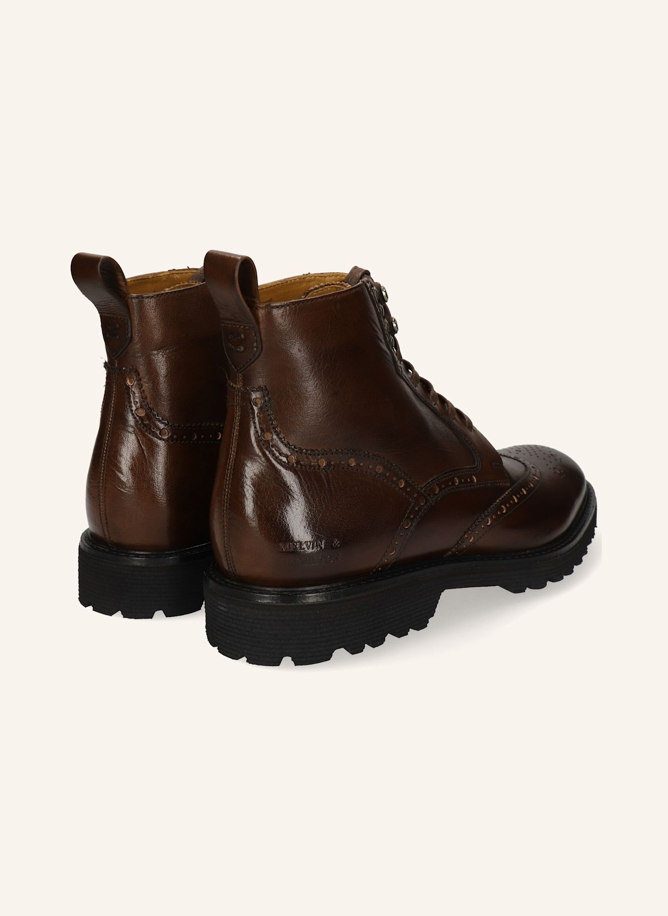 MELVIN & HAMILTON TREVOR 34 Ankle Boots: BROWN