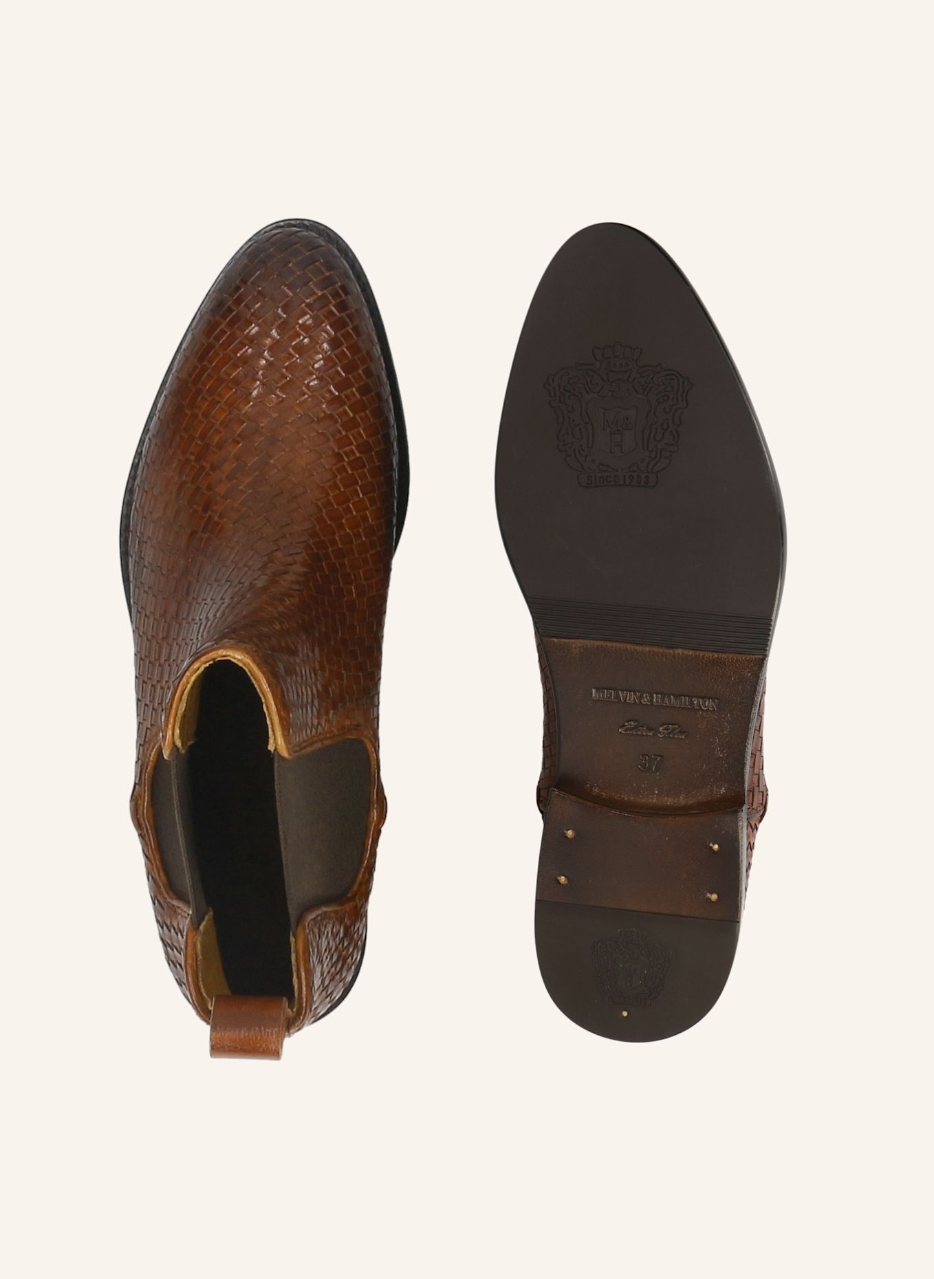 MELVIN & HAMILTON KAISLEY 1 Chelsea boots: BROWN