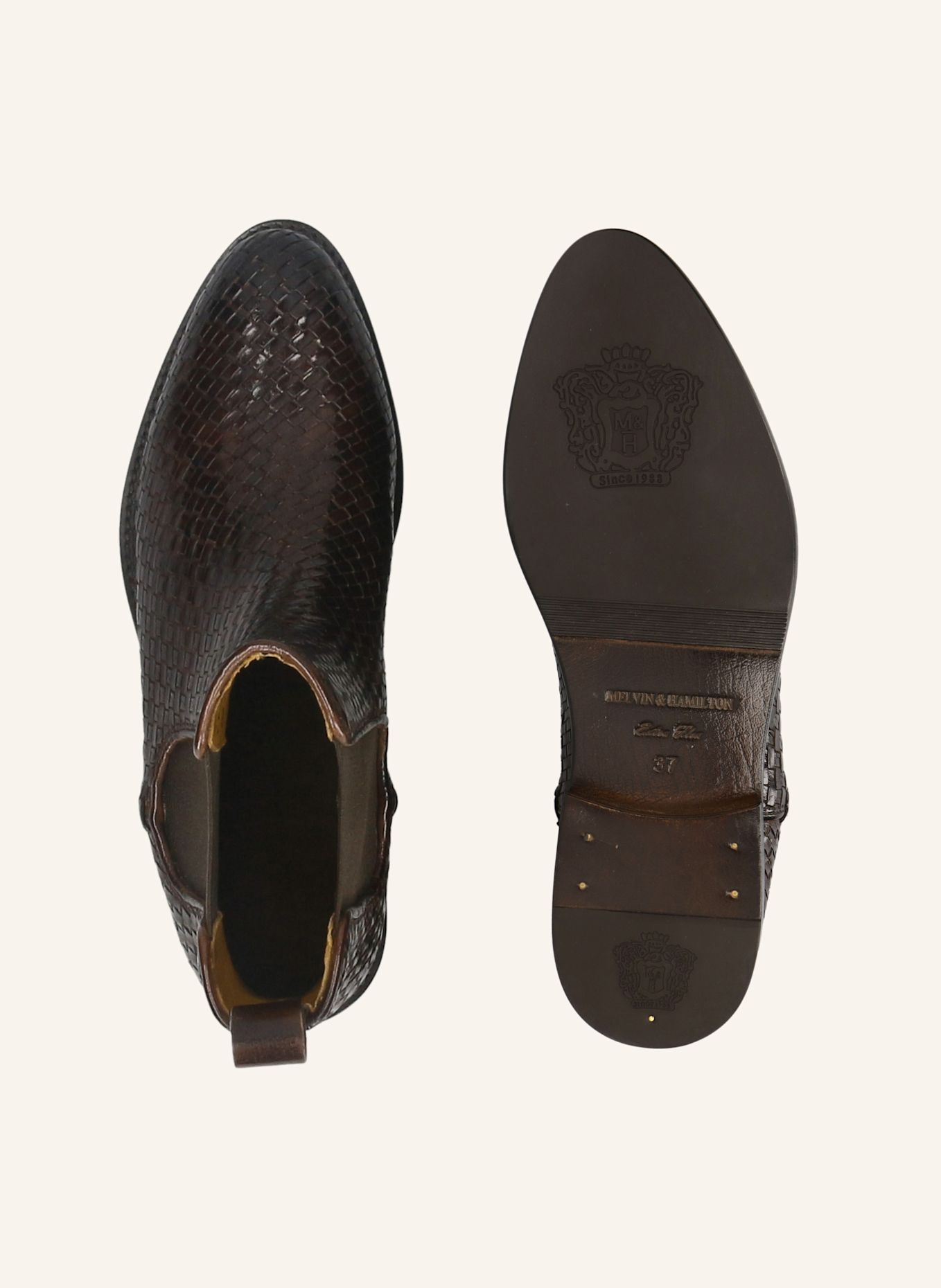 MELVIN & HAMILTON KAISLEY 1 Chelsea boots: BROWN