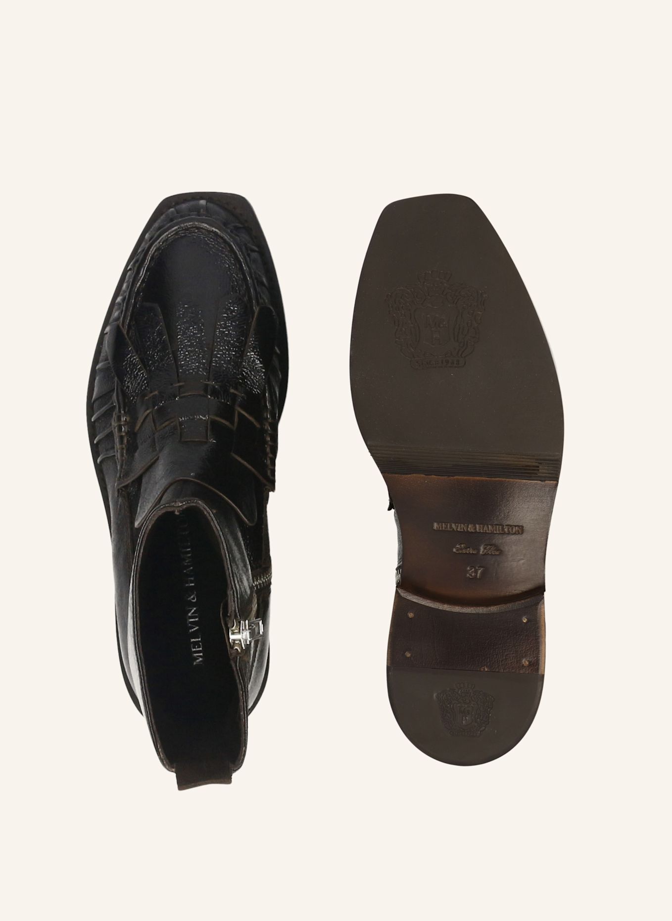 MELVIN & HAMILTON GIANNA 31 Ankle Boots: BROWN