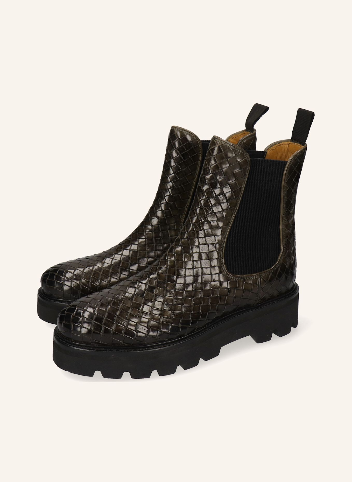 MELVIN & HAMILTON LEONA 5 Chelsea boots: GREEN