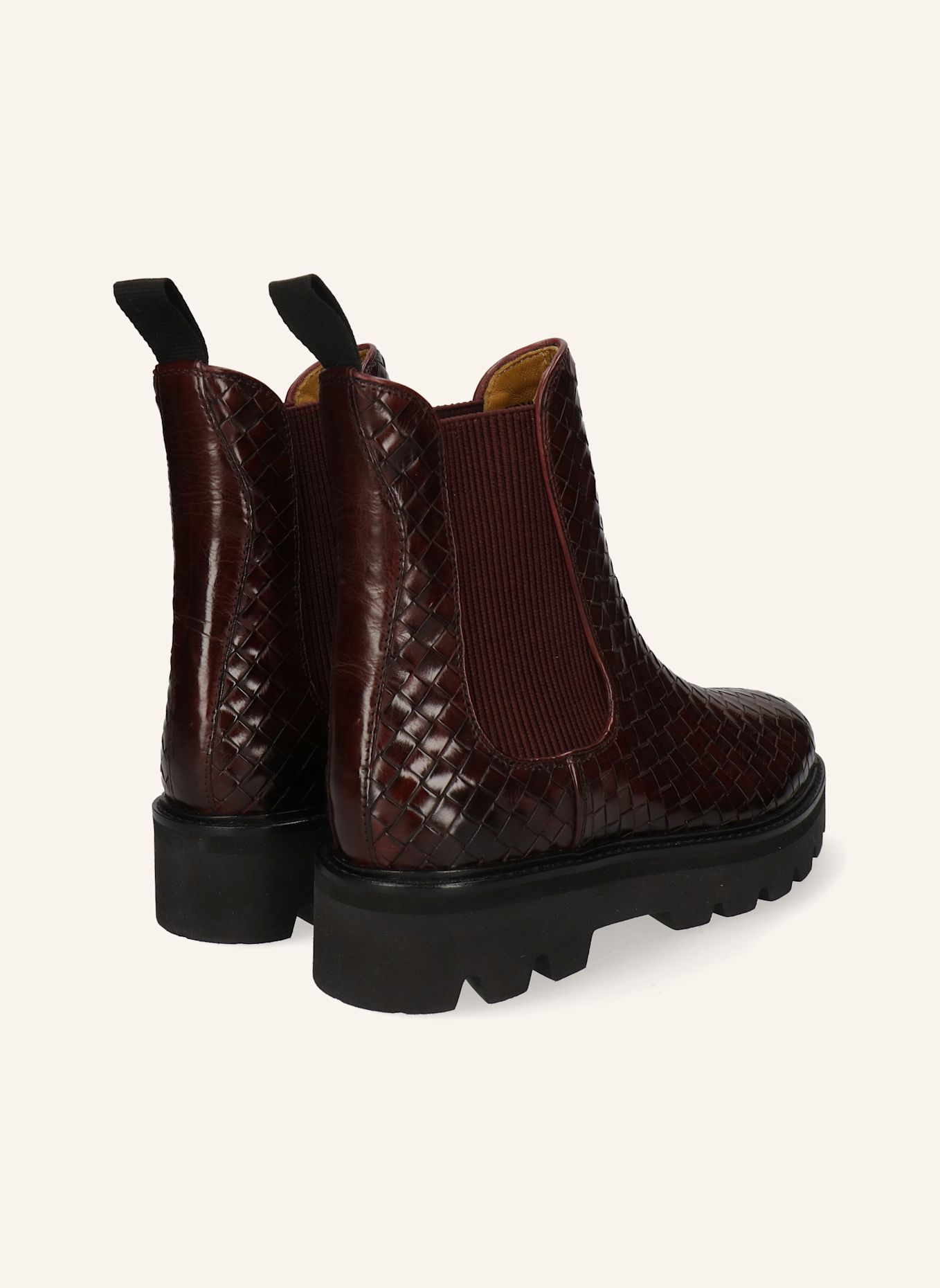 MELVIN & HAMILTON LEONA 5 Chelsea boots: DARK RED