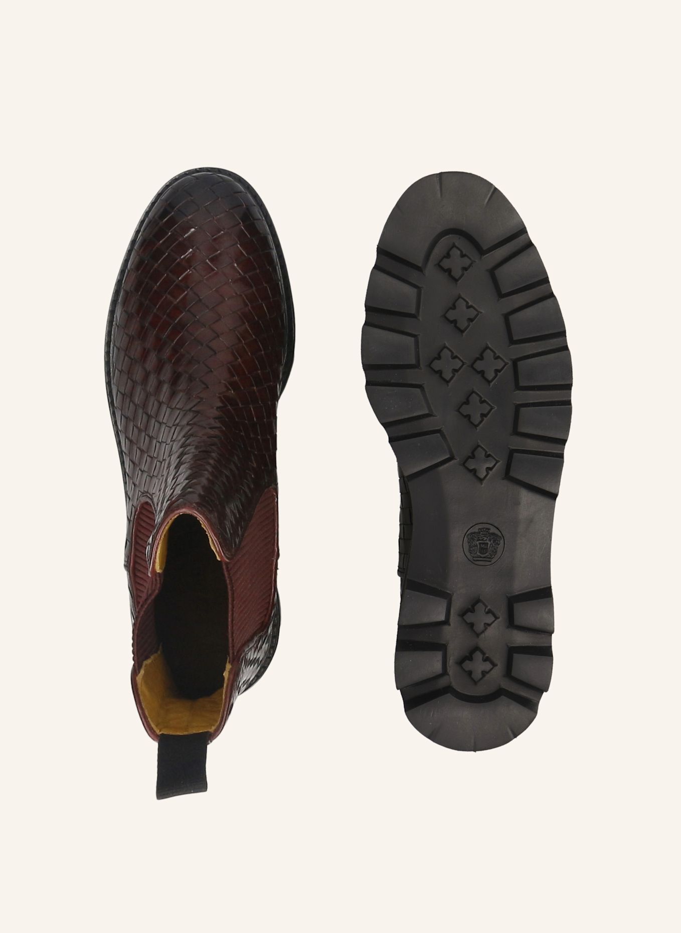 MELVIN & HAMILTON LEONA 5 Chelsea boots: DARK RED