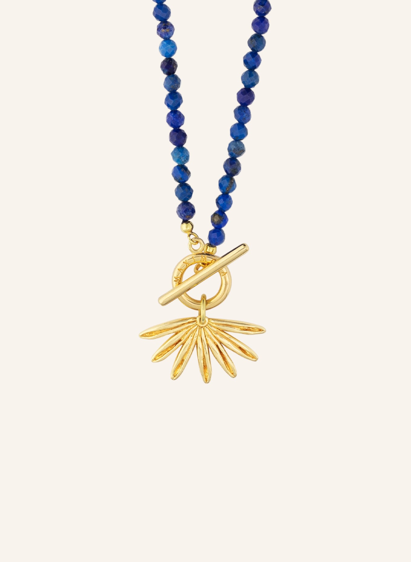 Maximova Jewelry Halskette BLUE SUN SIREN, Farbe: GOLD/ BLAU (Bild 1)