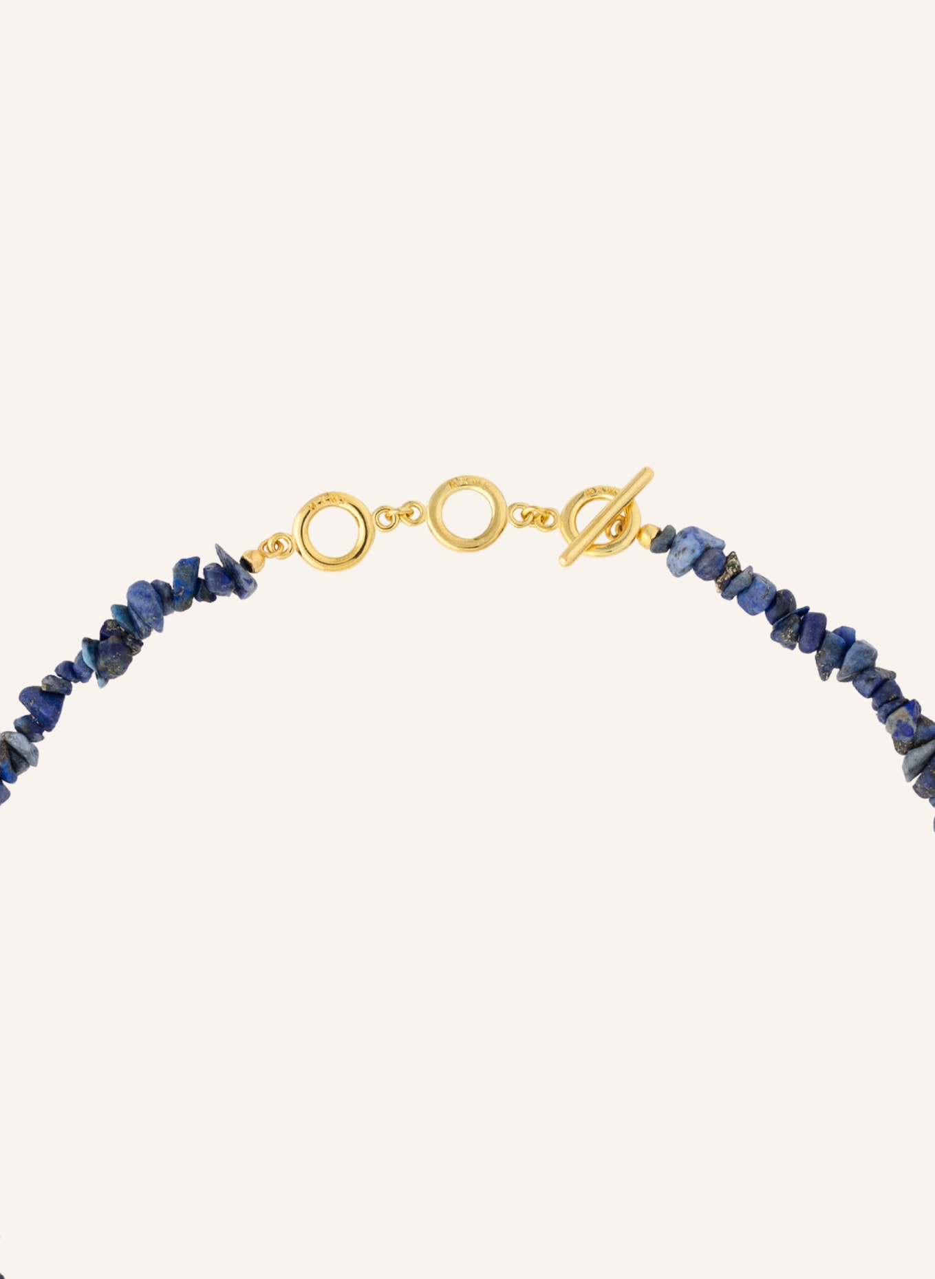 Maximova Jewelry Halskette TIGERS EYE: GOLD/ BLAU/ BRAUN