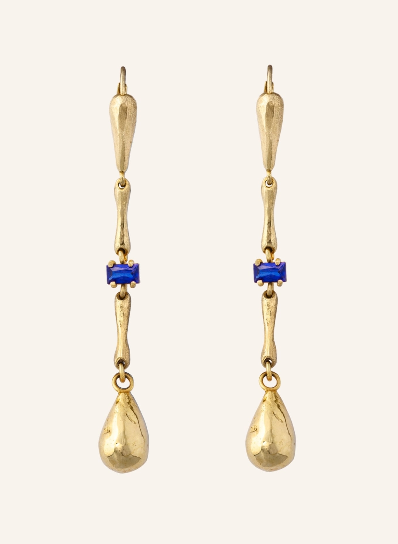 Maximova Jewelry Ohrhänger TRUE COLOURS: GOLD/ BLAU