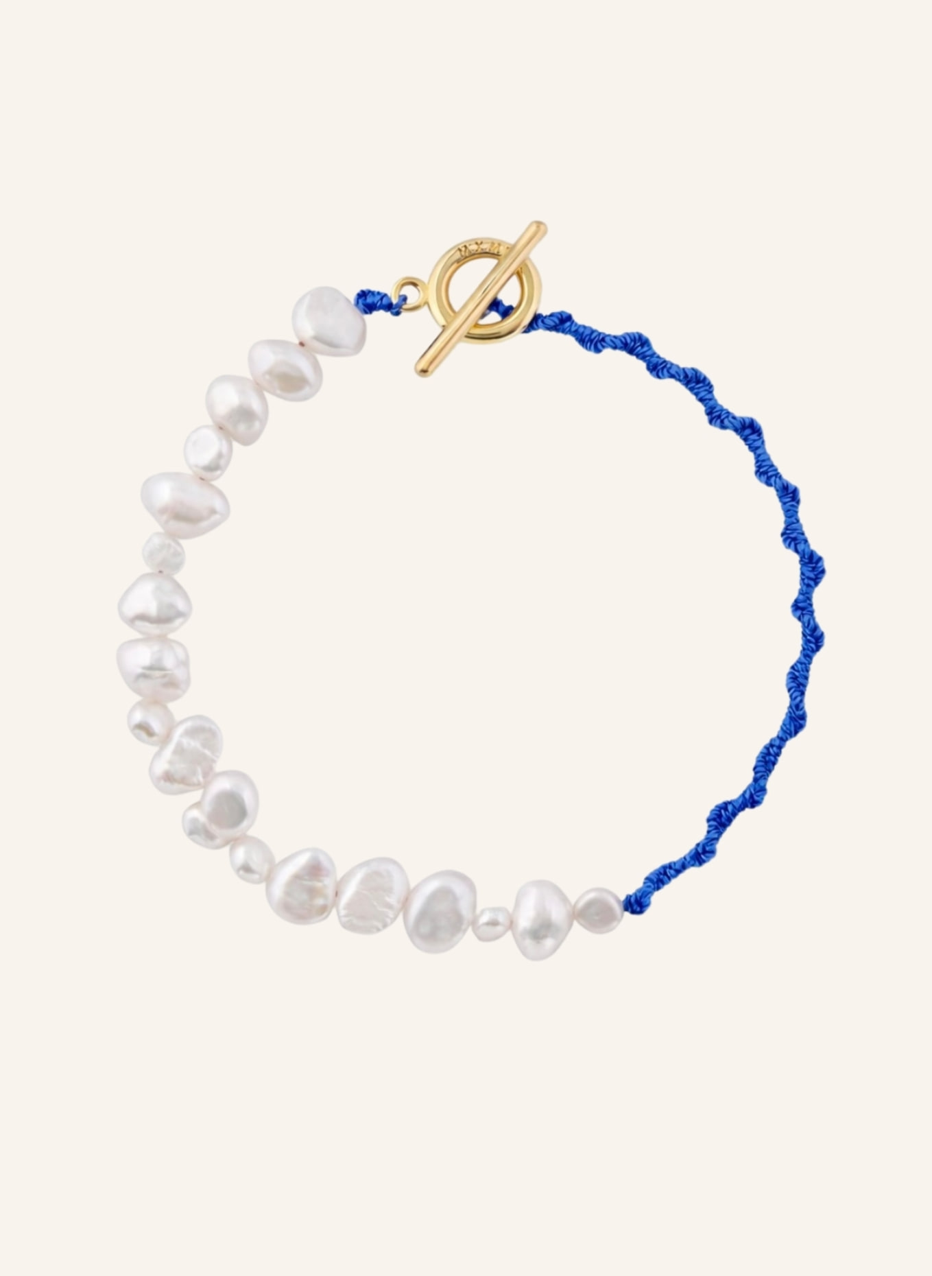 Maximova Jewelry Armband MARTA: GOLD/ BLAU