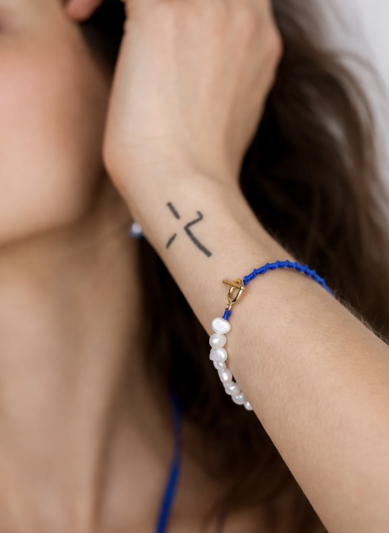 Maximova Jewelry Armband MARTA: GOLD/ BLAU