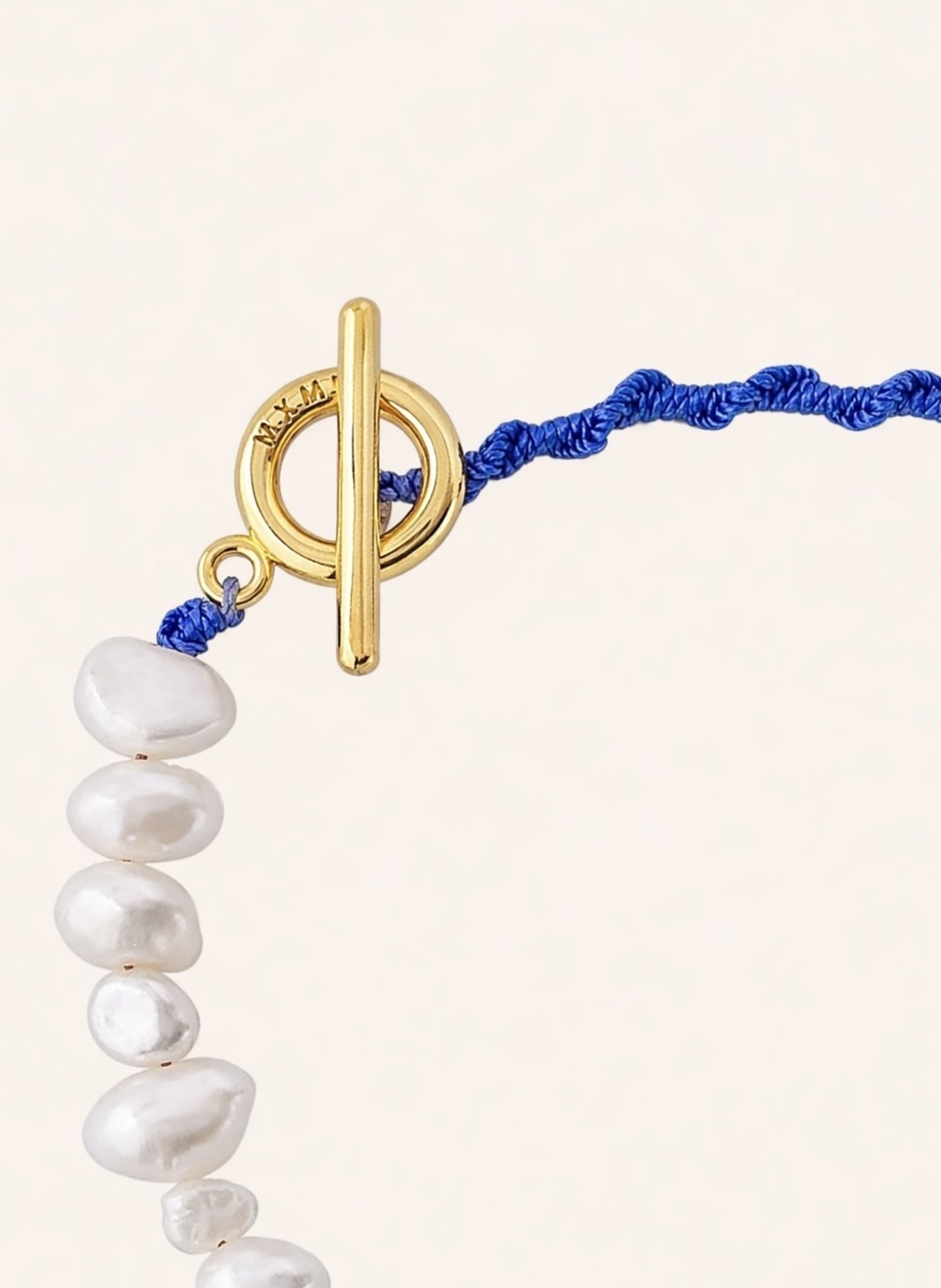 Maximova Jewelry Armband MARTA: GOLD/ BLAU