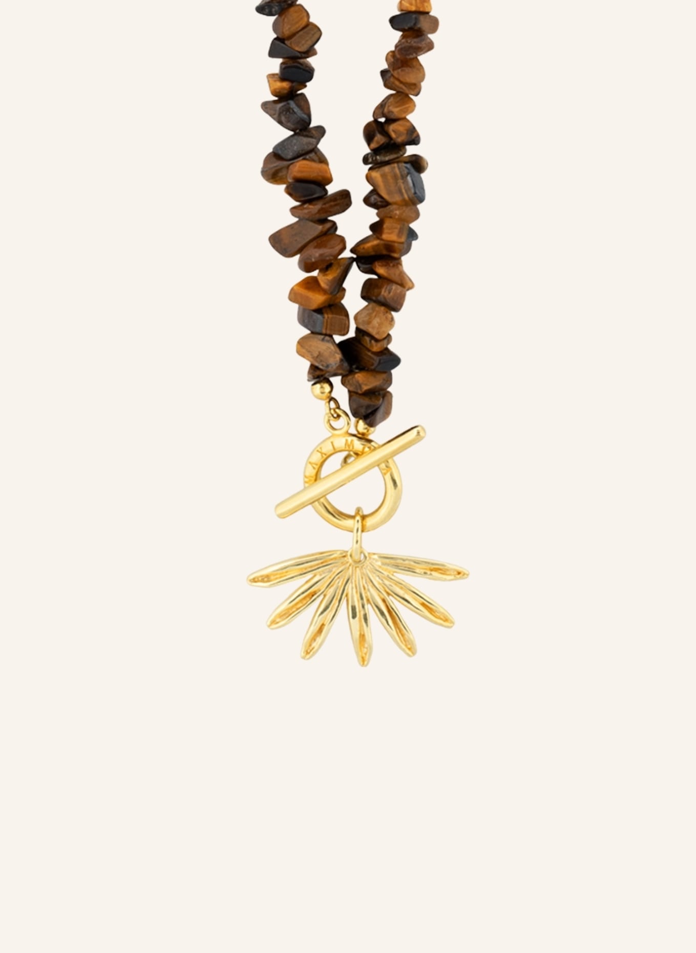 Maximova Jewelry Halskette AMBER SUN SIREN: BRAUN