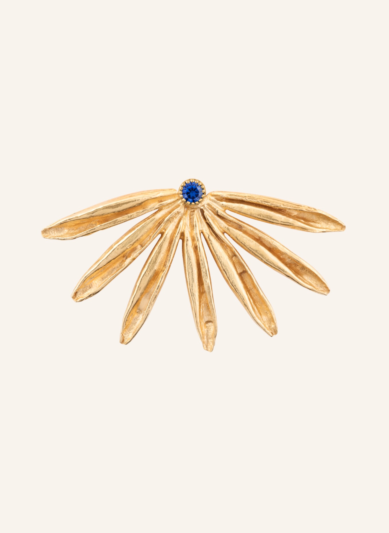 Maximova Jewelry Ohrstecker SUN SIREN: GOLD/ BLAU