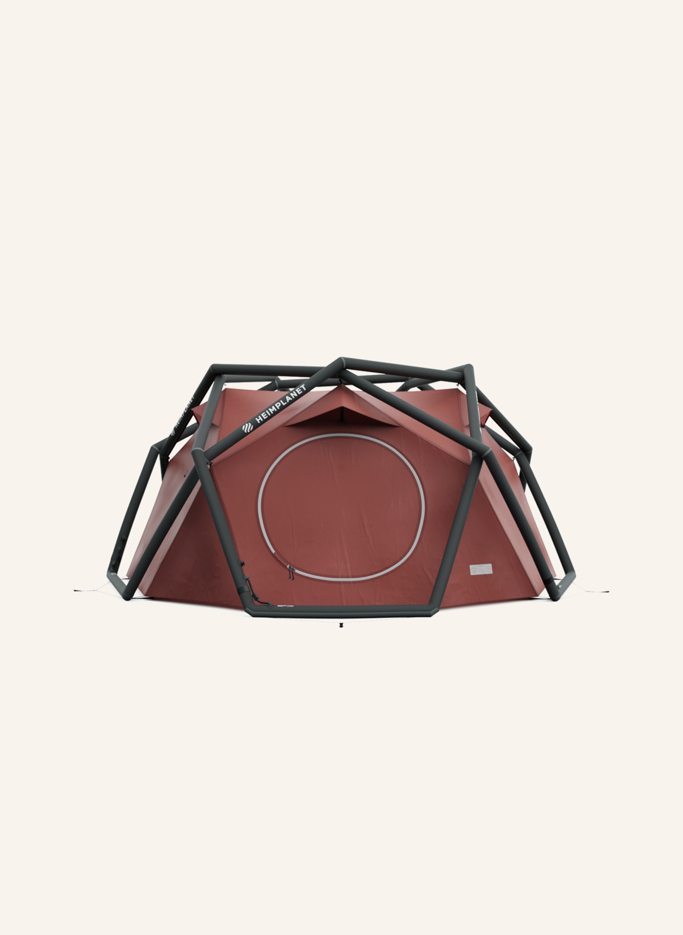 HEIMPLANET Zelt THE CAVE XL 4-SEASON, Farbe: DUNKELROT/ HELLROT/ ROT (Bild 1)