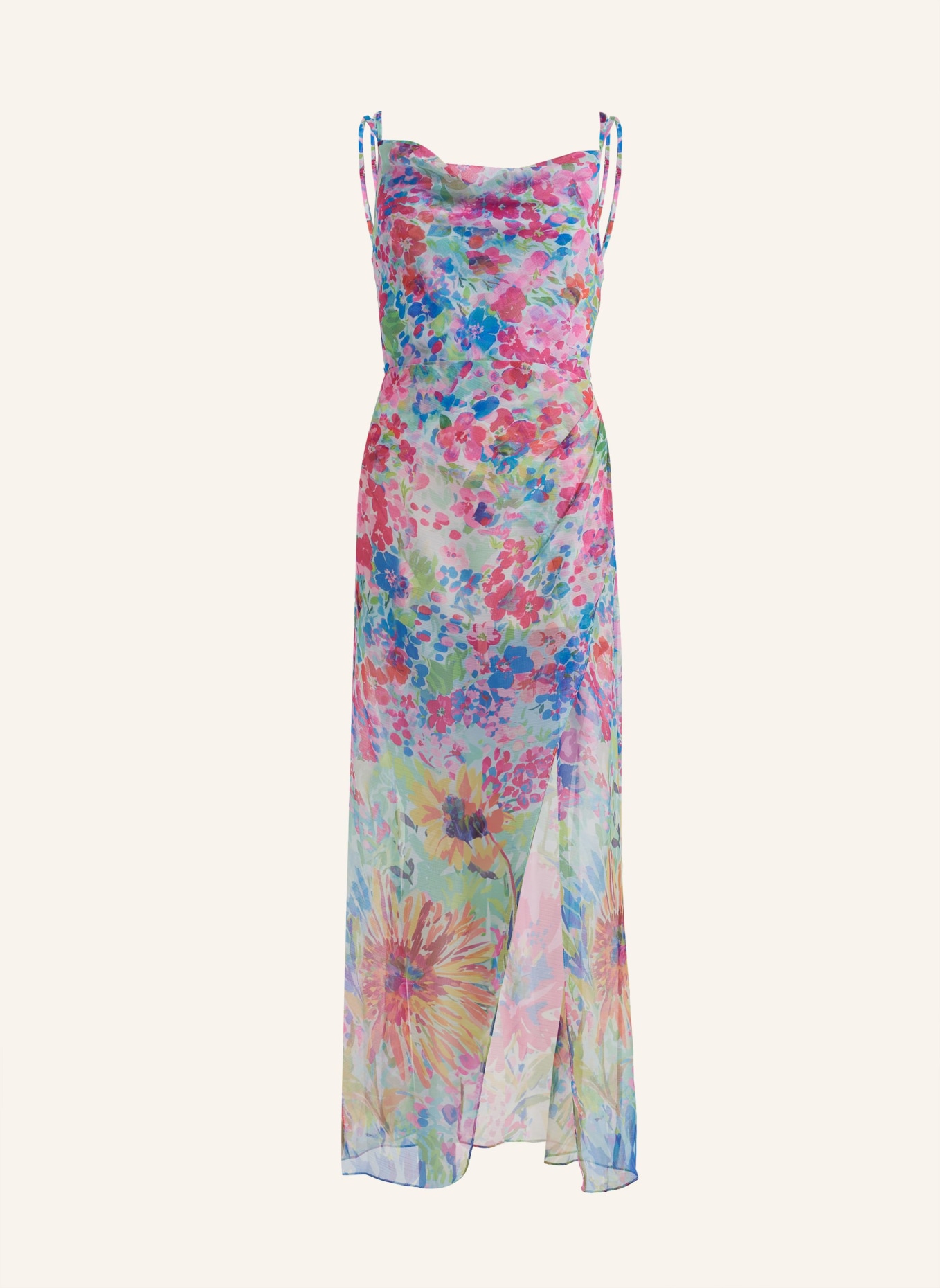 ADLYSH Abendkleid COCKTAIL OF FLOWERS DRESS, Farbe: WEISS (Bild 1)