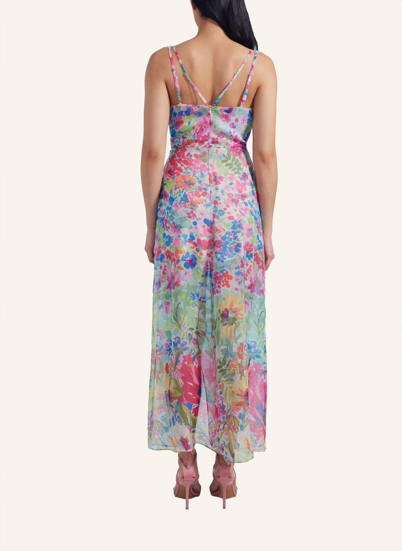 ADLYSH Abendkleid COCKTAIL OF FLOWERS DRESS, Farbe: WEISS (Bild 3)