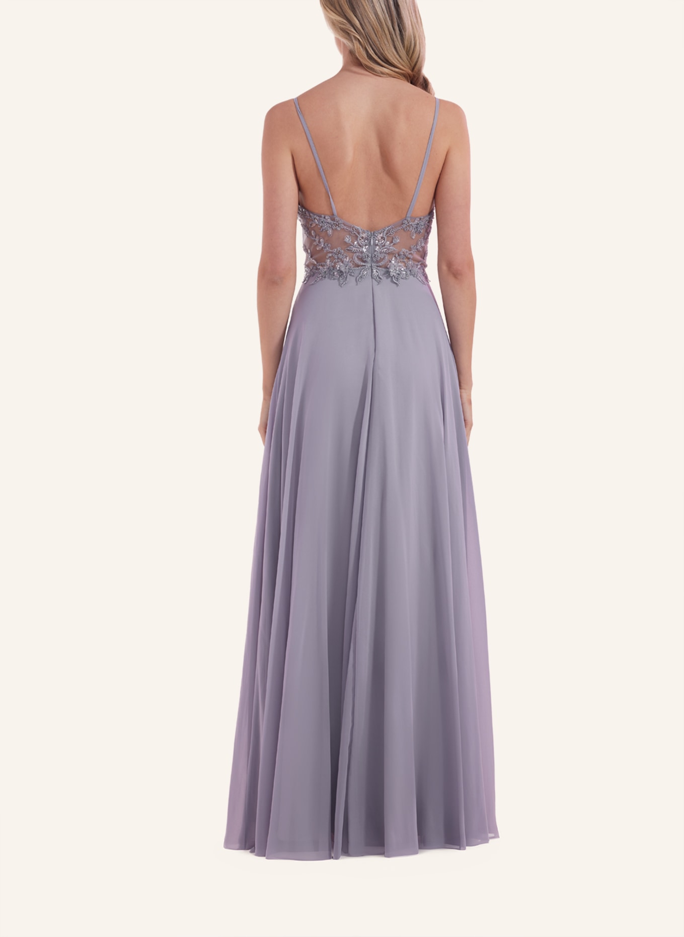 LAONA Abendkleid TRUE AMORE DRESS, Farbe: GRAU/ BLAU (Bild 3)