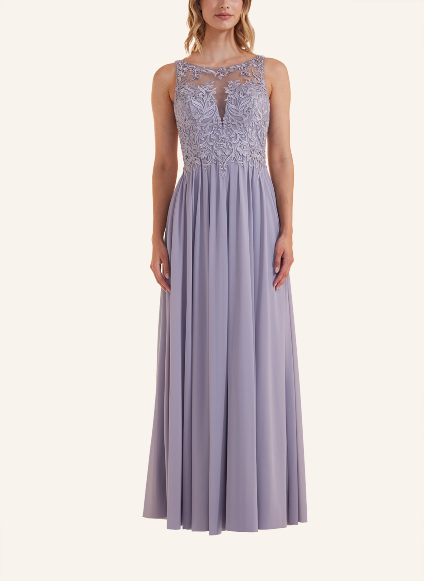 LAONA Abendkleid ALYZEE DRESS, Farbe: GRAU/ BLAU (Bild 4)