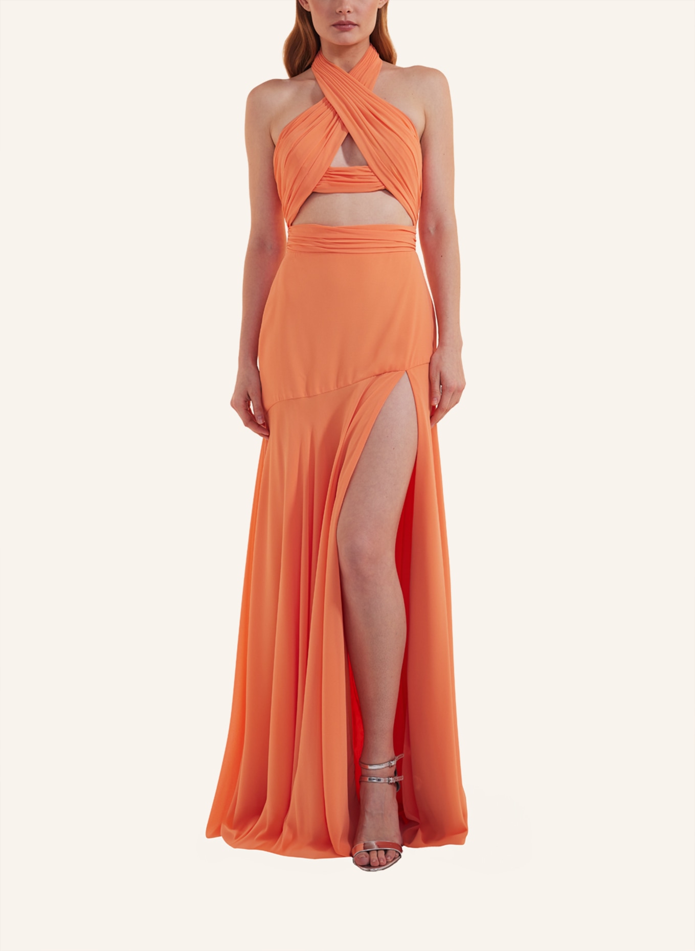 unique Abendkleid DESERT SUN DRESS, Farbe: ORANGE (Bild 4)