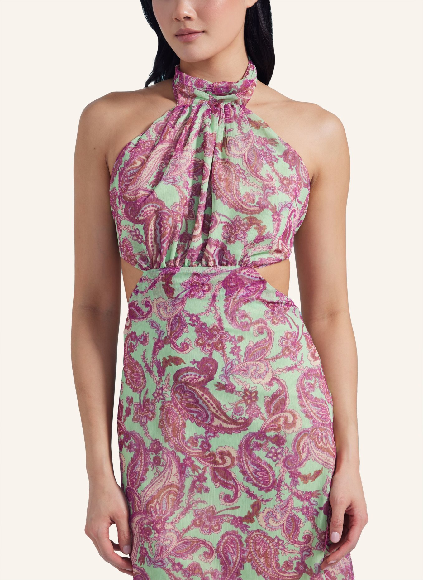 ADLYSH Abendkleid PAISLEY MAXI BEACH DRESS, Farbe: ROSA (Bild 2)