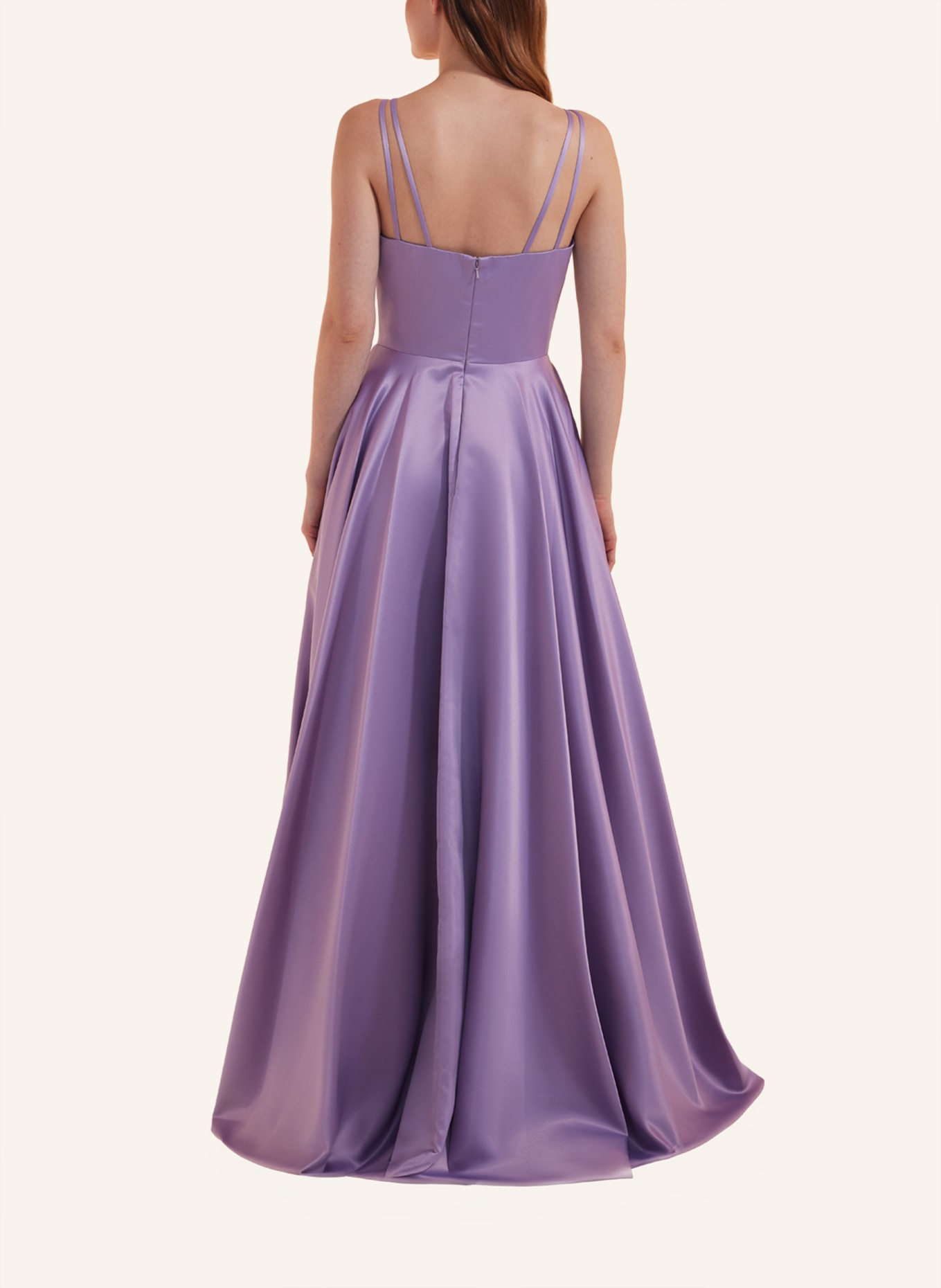 unique Abendkleid ELEGANT FLOW DRESS, Farbe: LILA (Bild 3)