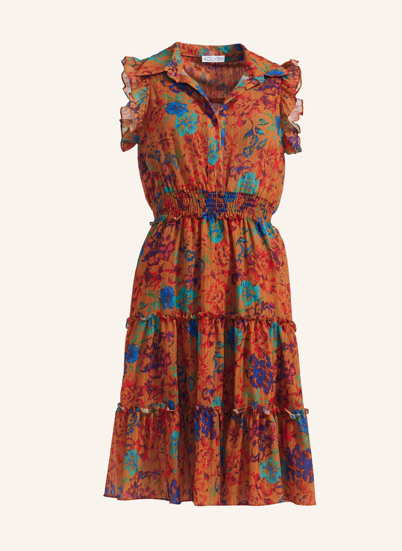 ADLYSH Abendkleid FAVOURITE ORANGE DRESS, Farbe: ORANGE (Bild 1)