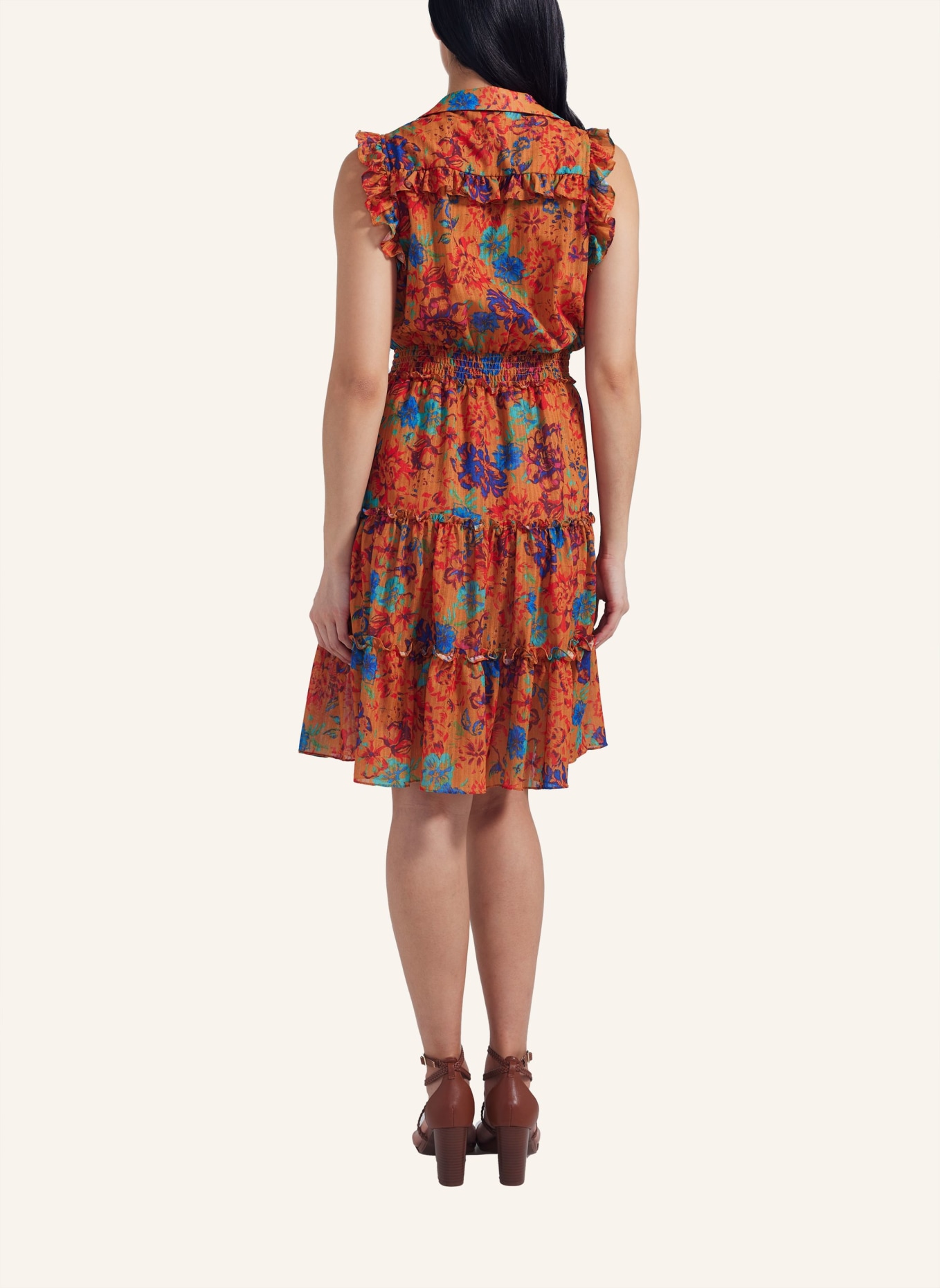 ADLYSH Abendkleid FAVOURITE ORANGE DRESS, Farbe: ORANGE (Bild 3)