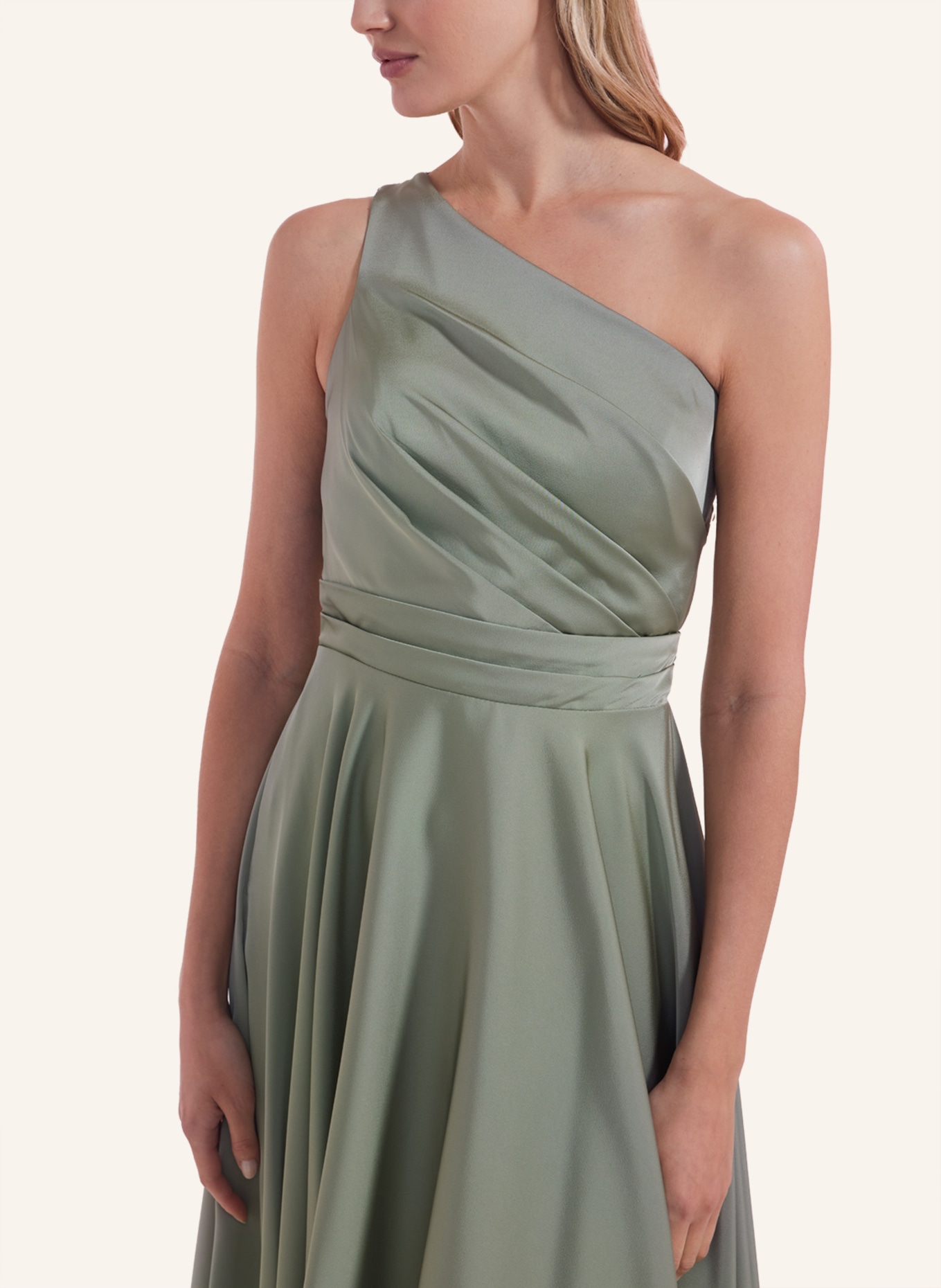 LAONA Abendkleid SATIN DREAM DRESS, Farbe: GRÜN (Bild 2)