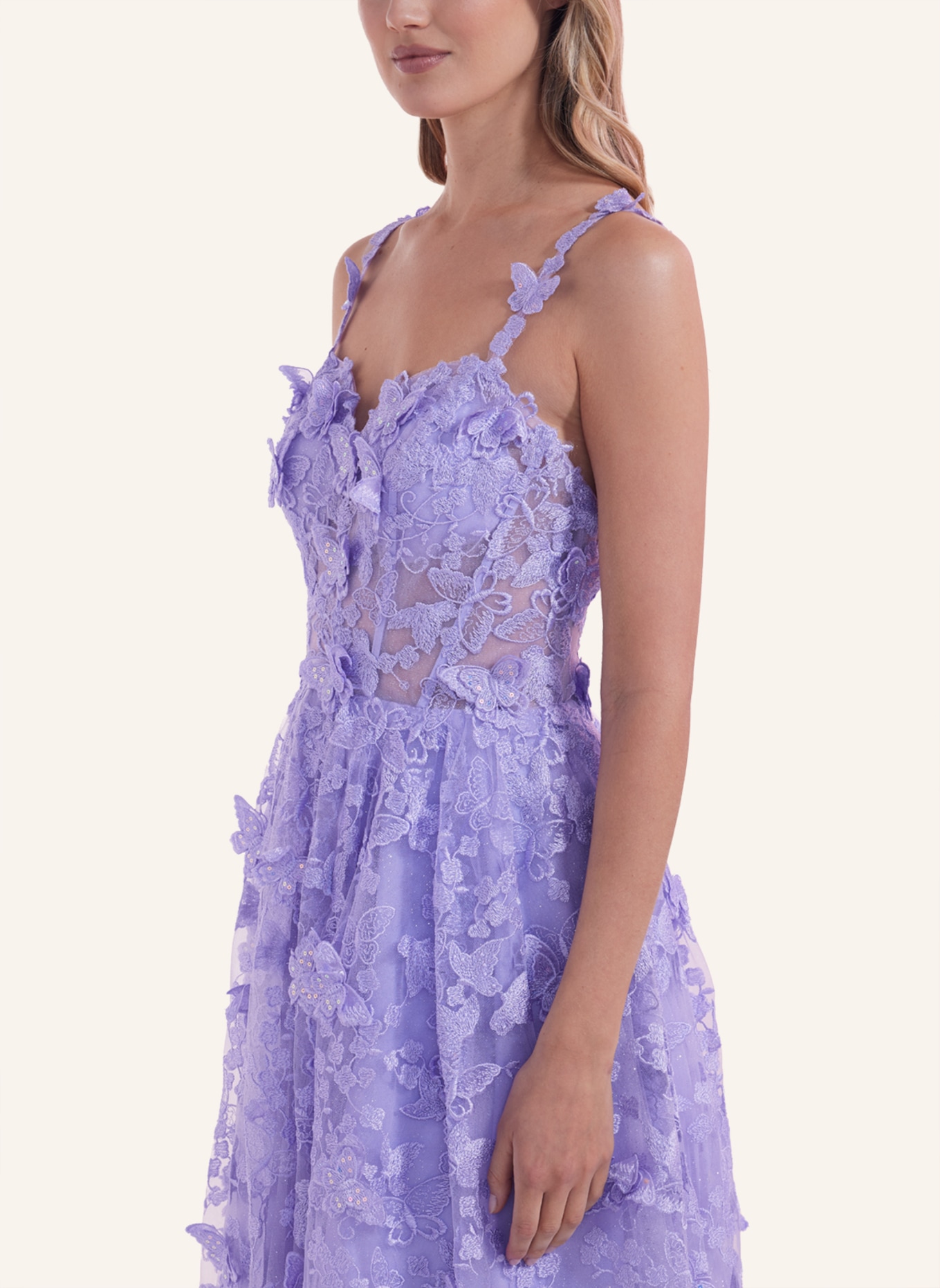 LAONA Abendkleid BUTTERFLY DREAM DRESS, Farbe: LILA (Bild 2)
