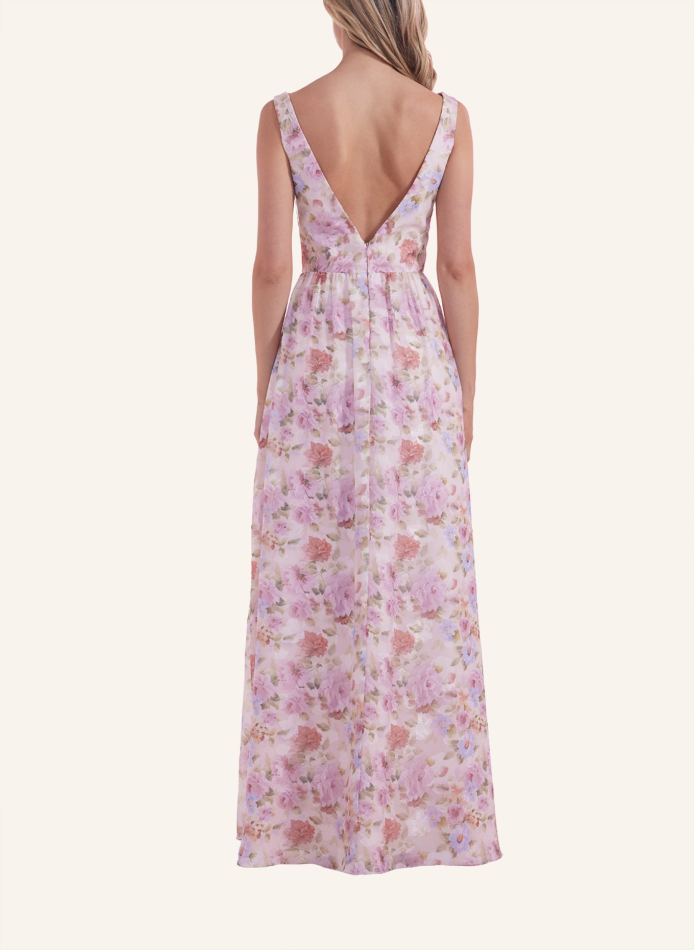 LAONA Abendkleid SUGAR FLOWERS DRESS, Farbe: ROSÉ (Bild 3)