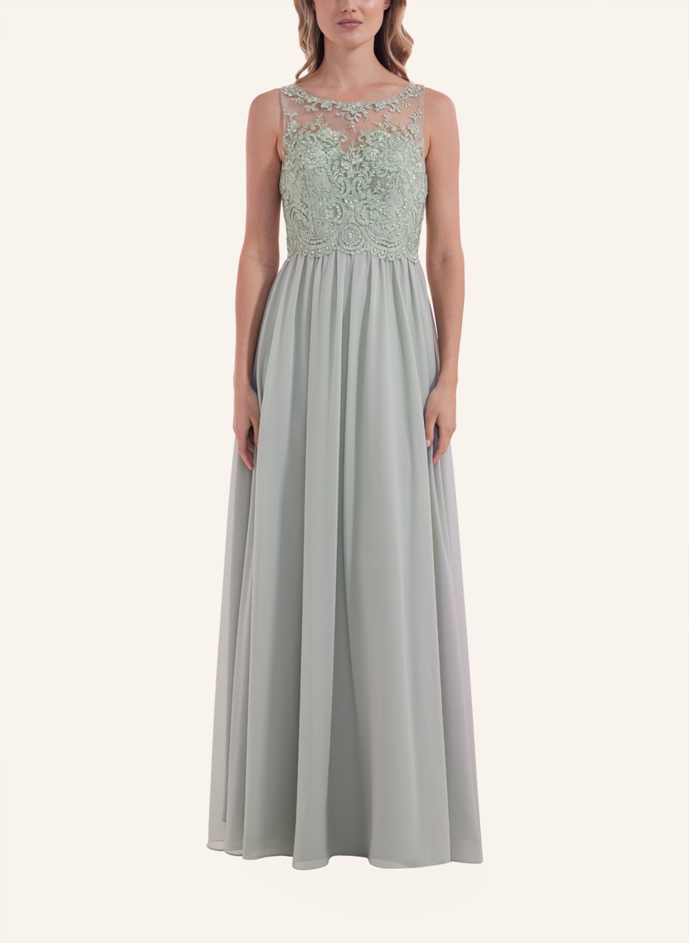 LAONA Kleid PRINCESS MAXI DRESS, Farbe: HELLGRÜN/ MINT (Bild 4)