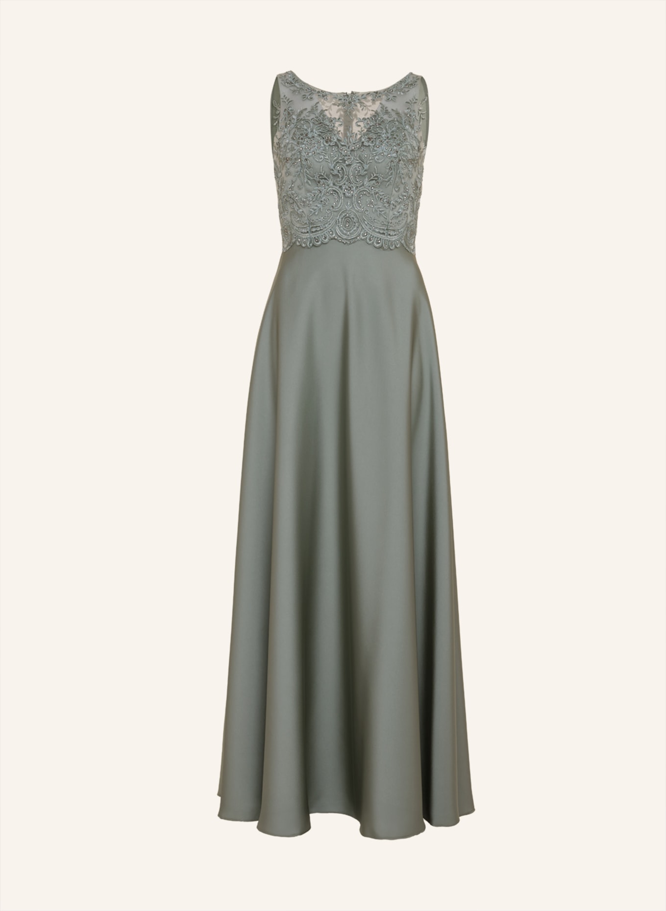 LAONA Kleid SLEEK PRINCESS DRESS, Farbe: GRÜN (Bild 1)