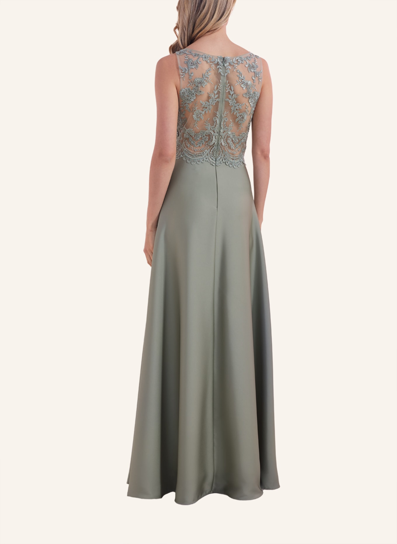 LAONA Kleid SLEEK PRINCESS DRESS, Farbe: GRÜN (Bild 3)