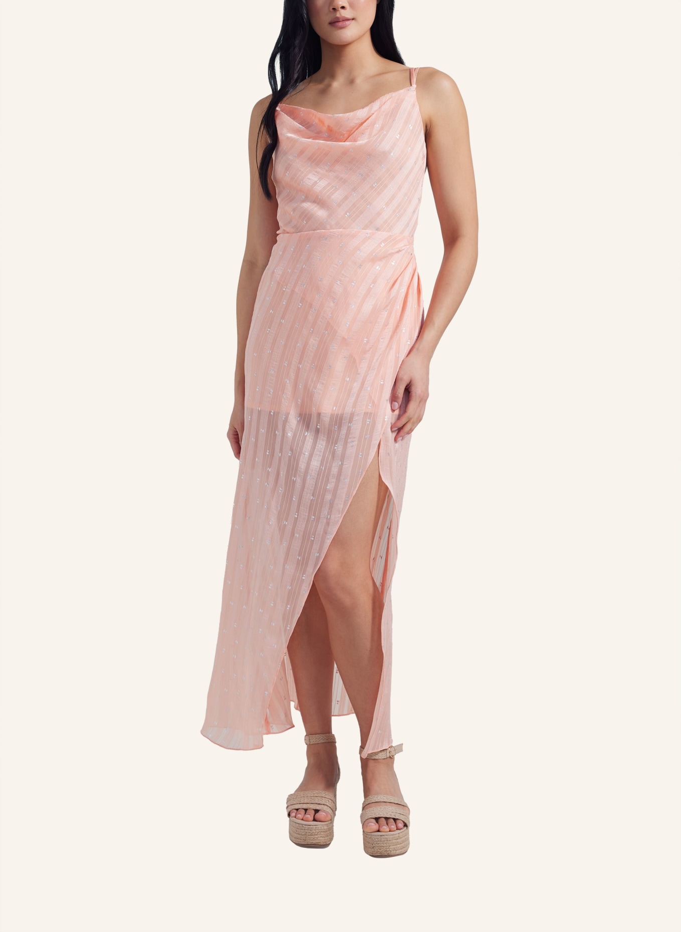 ADLYSH Abendkleid PEACH ON THE BEACH DRESS, Farbe: ROSA (Bild 4)