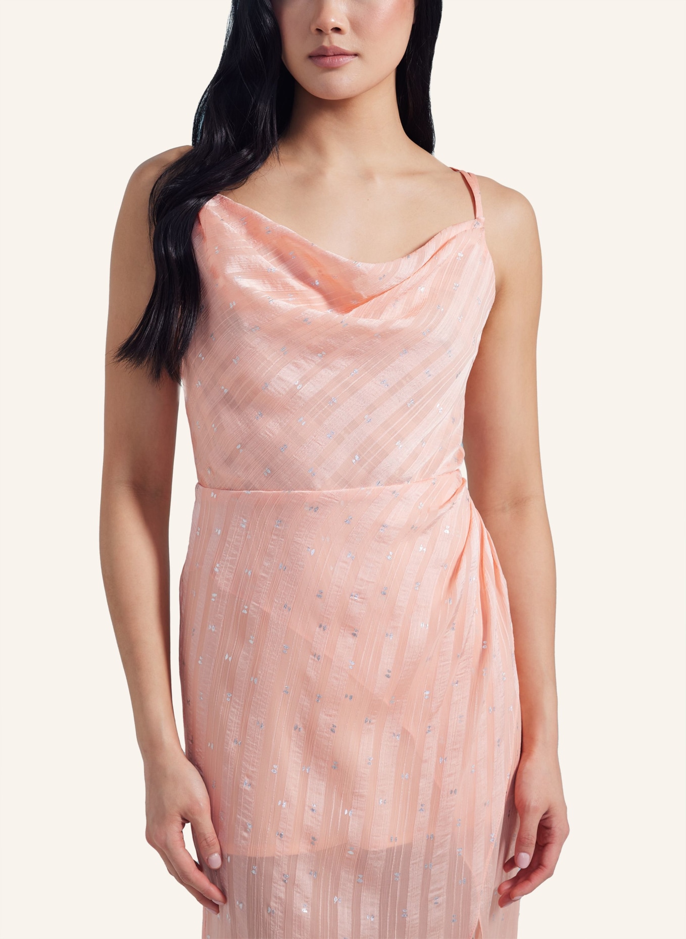 ADLYSH Abendkleid PEACH ON THE BEACH DRESS, Farbe: ROSA (Bild 2)