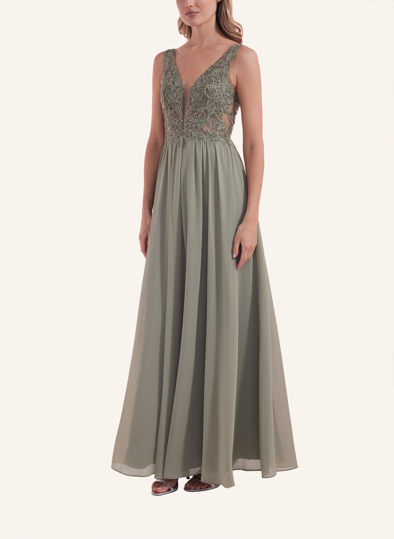 LAONA Kleid BLOSSOM DRESS, Farbe: GRÜN (Bild 4)