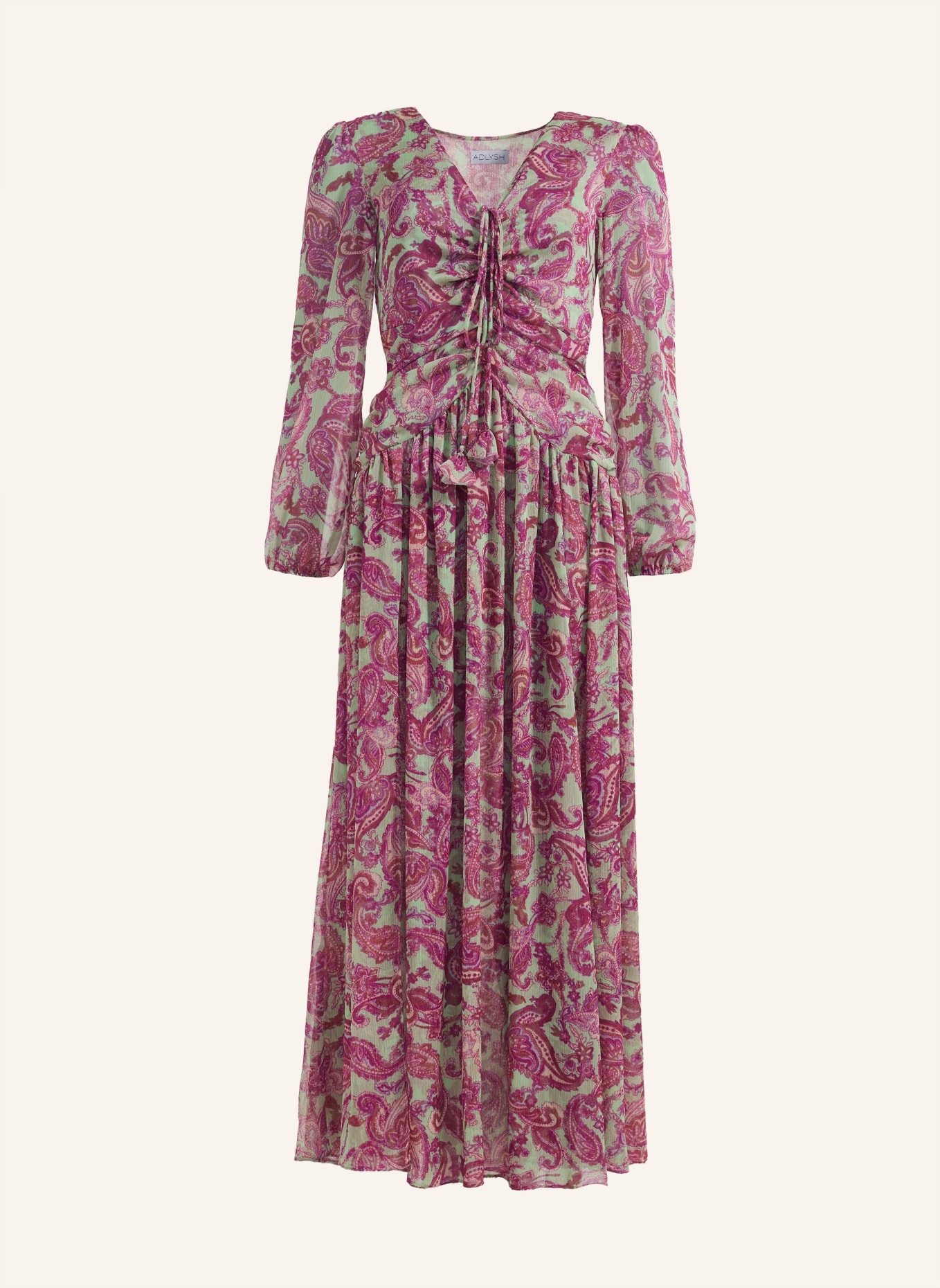 ADLYSH Abendkleid SUMMER PAISLEY DRESS, Farbe: ROSA (Bild 1)