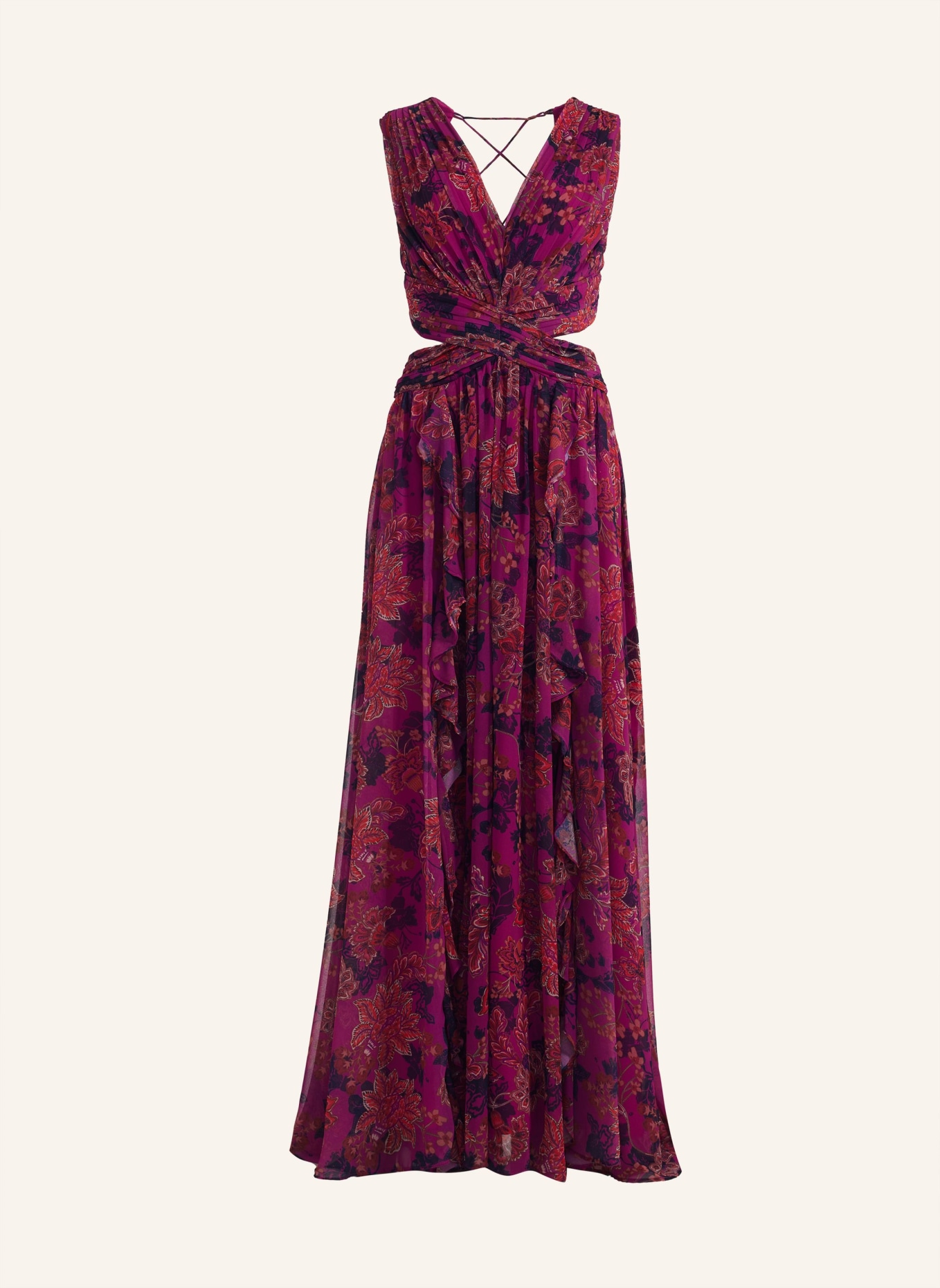 ADLYSH Abendkleid FAIRYTALE DRESS, Farbe: DUNKELROT (Bild 1)