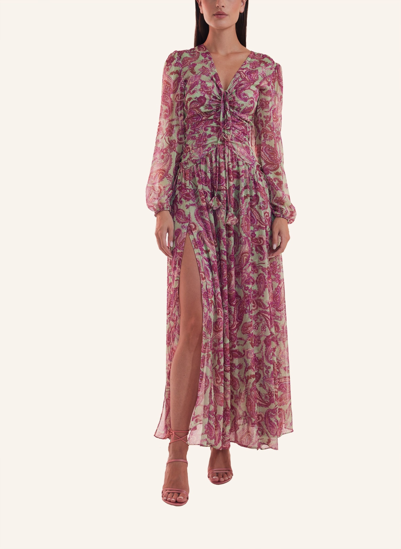 ADLYSH Abendkleid SUMMER PAISLEY DRESS, Farbe: ROSA (Bild 4)