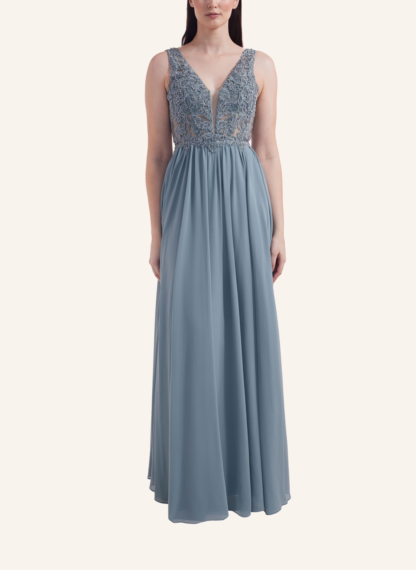 LAONA Abendkleid BLOSSOM DRESS, Farbe: PETROL (Bild 4)