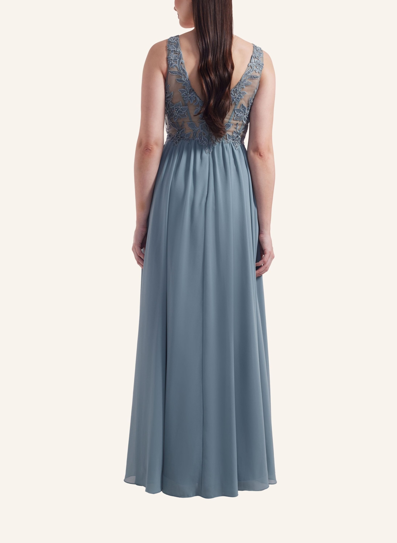 LAONA Abendkleid BLOSSOM DRESS, Farbe: PETROL (Bild 3)