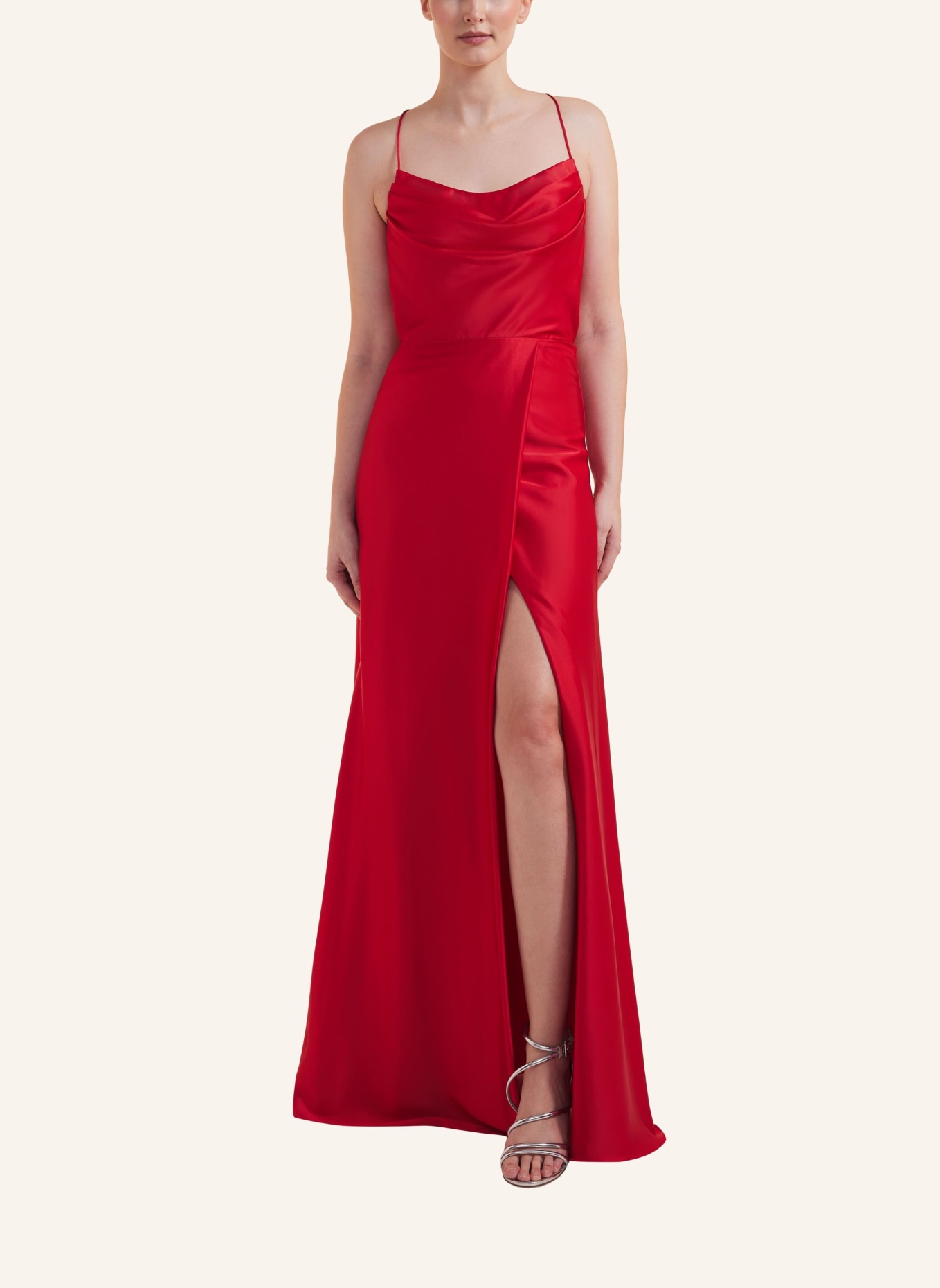 unique Abendkleid AURORA DRESS, Farbe: ROT (Bild 4)