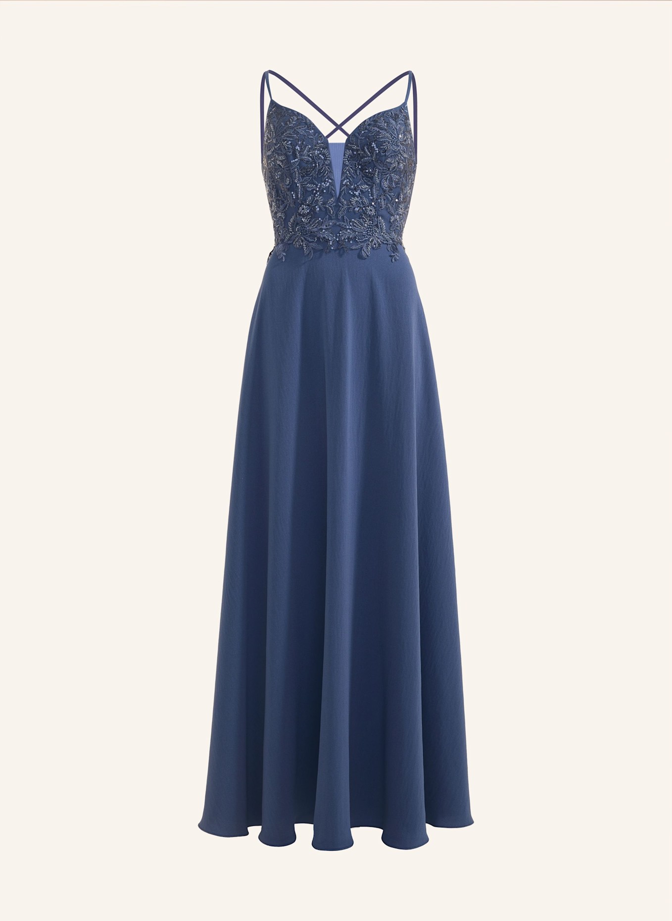 LAONA Kleid FLEUR OF DREAMS DRESS, Farbe: BLAU (Bild 1)