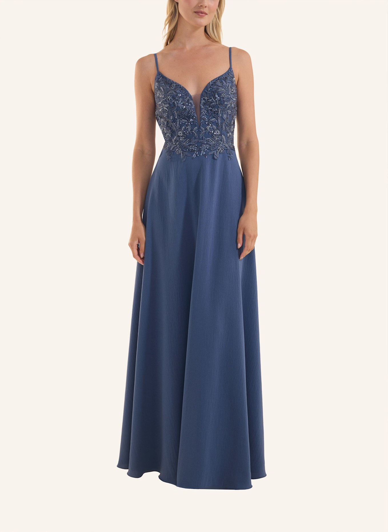 LAONA Kleid FLEUR OF DREAMS DRESS, Farbe: BLAU (Bild 3)