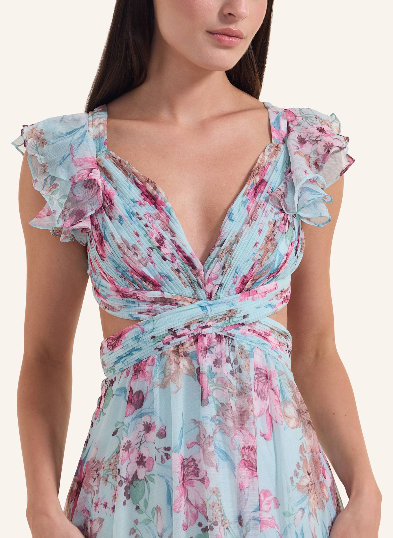 ADLYSH Kleider FLORAL MADNESS DRESS: MINT