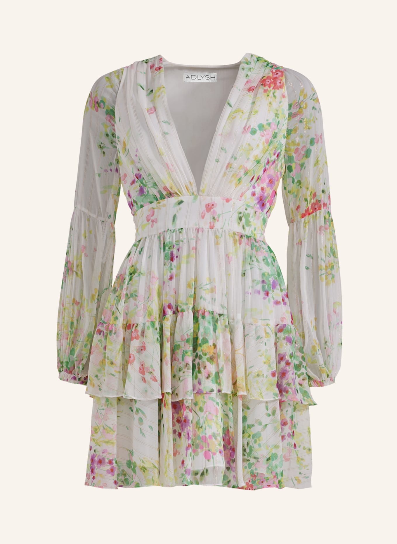 ADLYSH Kleid ROMANTIC SUMMER DRESS, Farbe: WEISS (Bild 1)