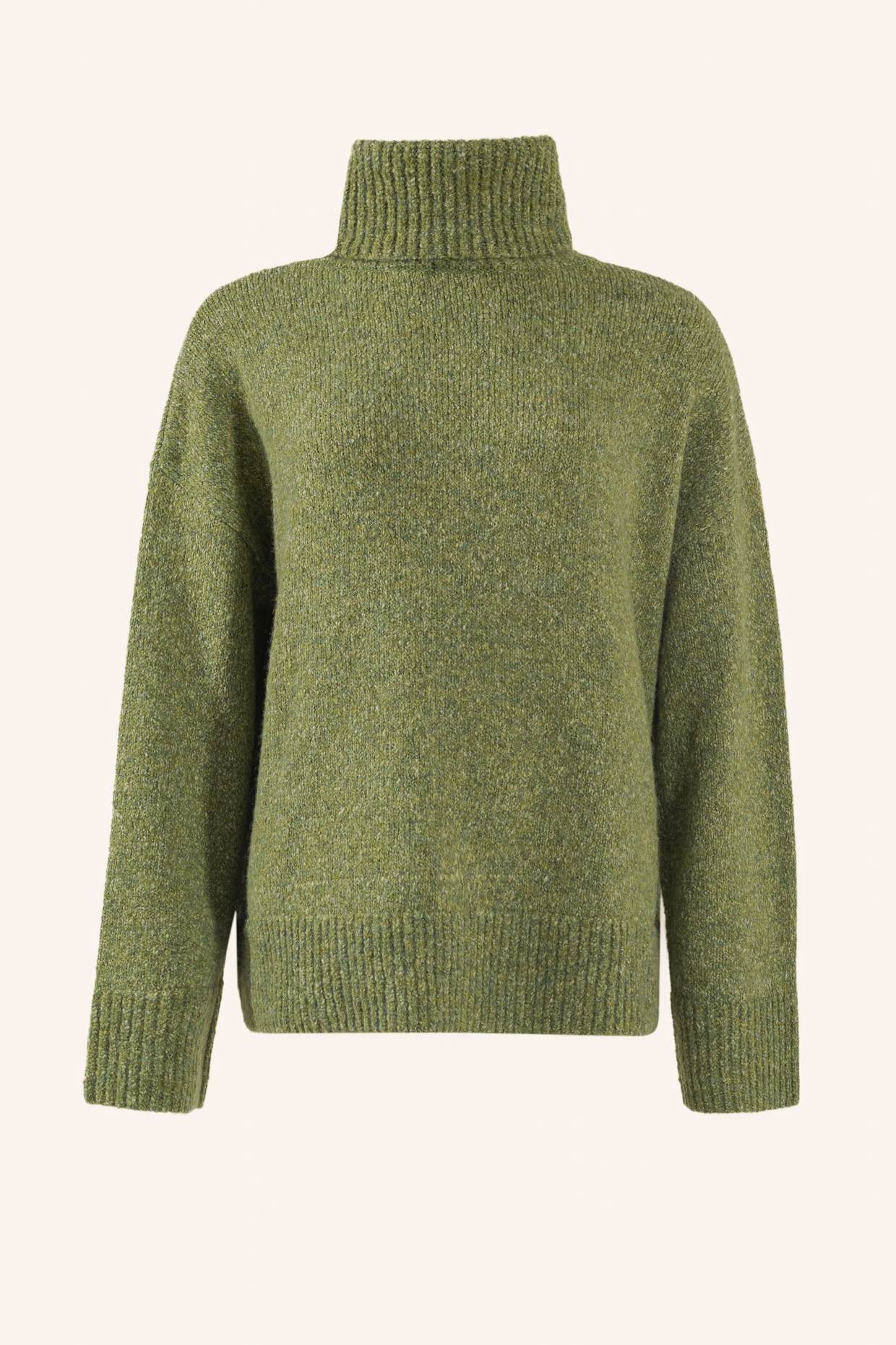 ADLYSH Pullover OVERSIZED PULLOVER MIT WOLLE: GRÜN