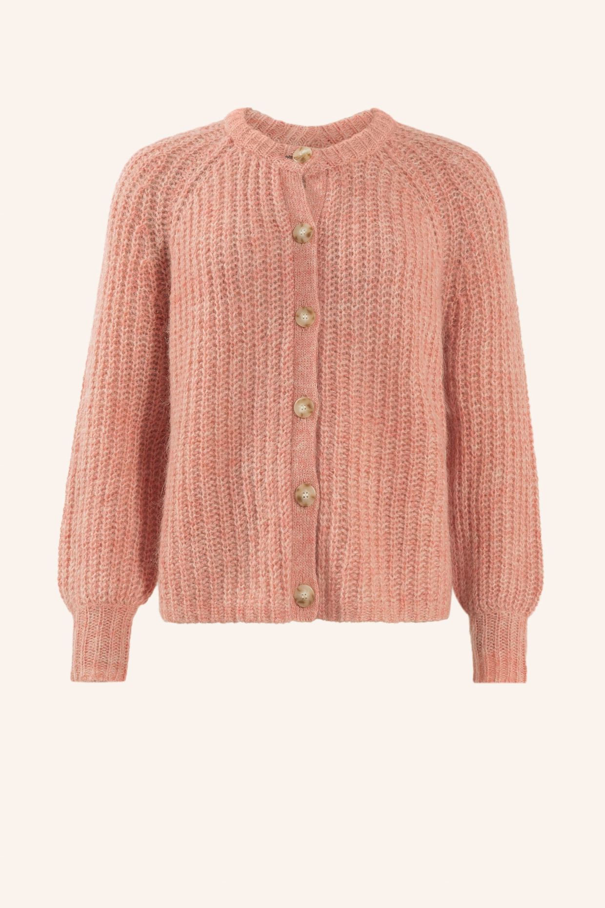 ADLYSH SOFT CARDIGAN MIT MOHAIR: ROSA