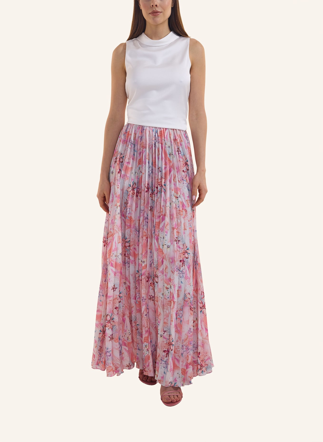 ADLYSH PRETTY POEM SKIRT: PINK