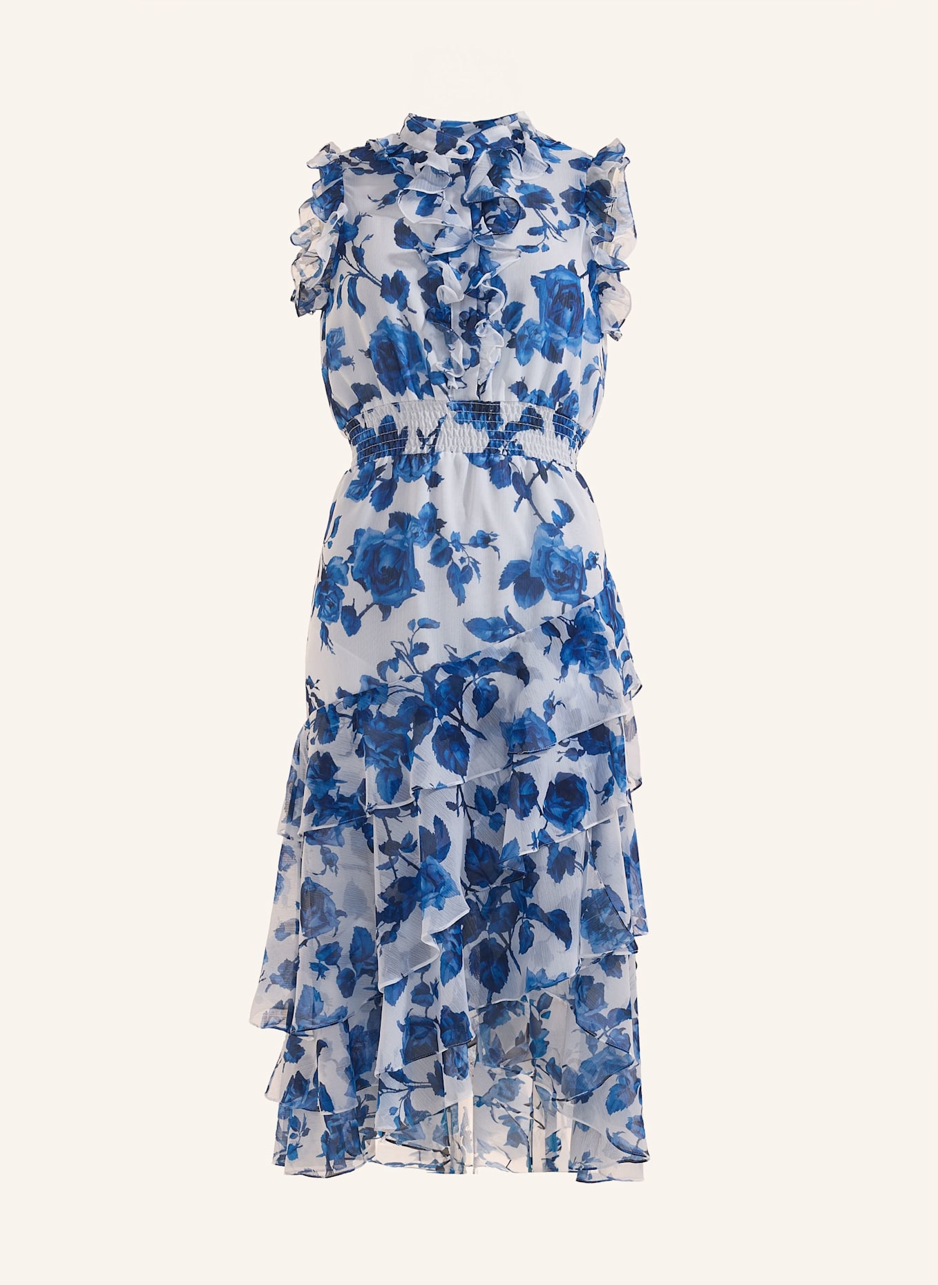 ADLYSH CUTE APPEAL DRESS: BLAU/ WEISS