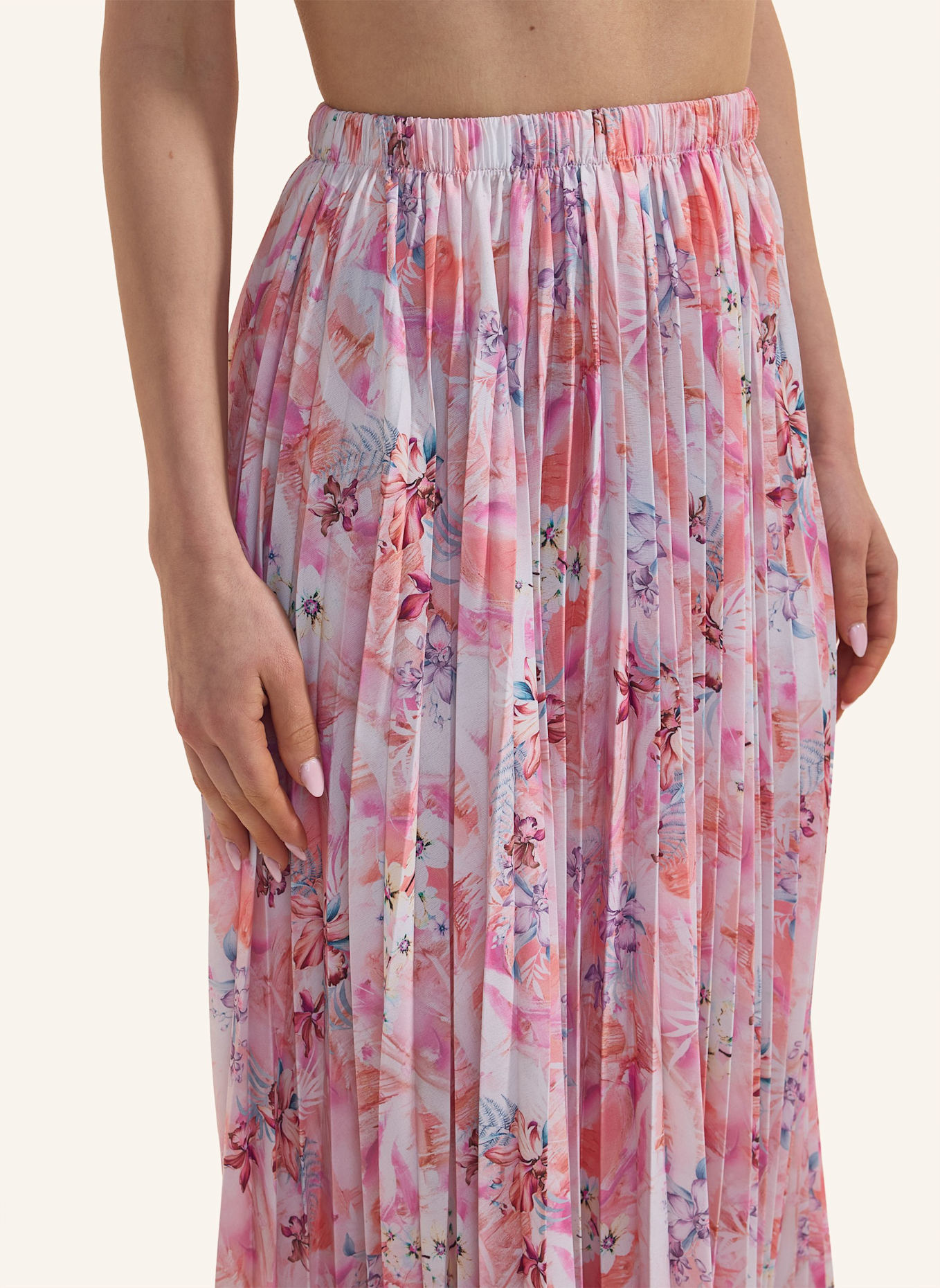 ADLYSH PRETTY POEM SKIRT: PINK
