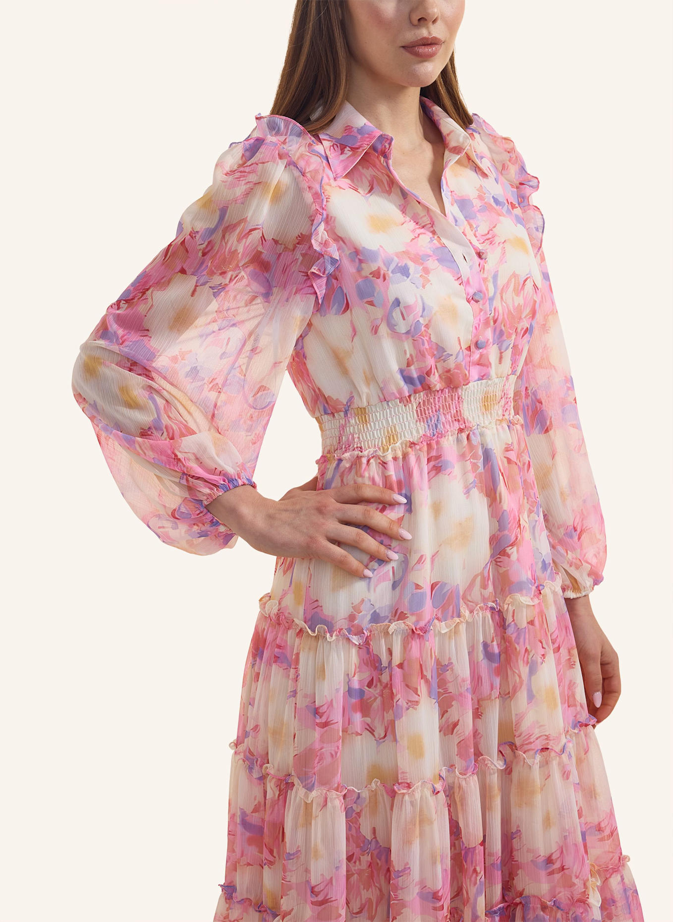 ADLYSH SWEET FLIRT DRESS: PINK